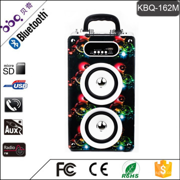 BBQ KBQ-162M 20W 2000mAh Bluetooth Holz Lautsprecherboxen